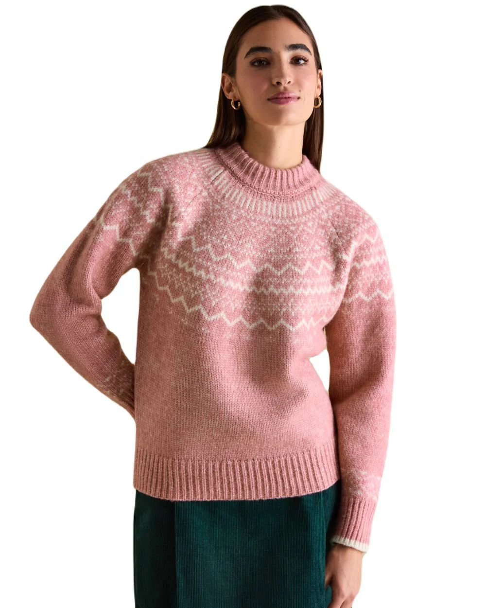 Joules Charlotte Crew Neck Fair Isle Jumper - Image 6