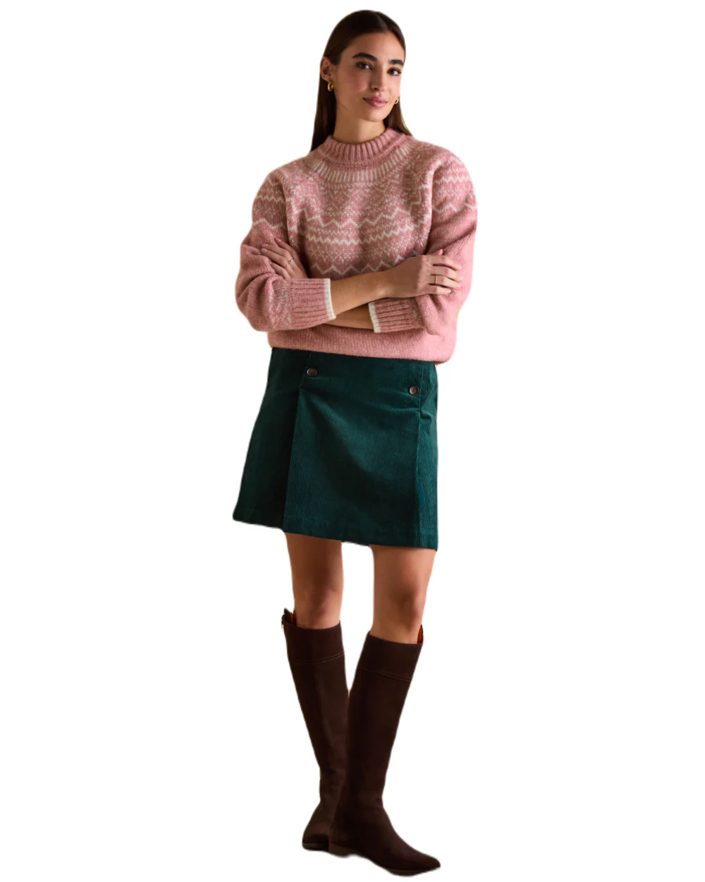 Joules Charlotte Crew Neck Fair Isle Jumper - Image 8