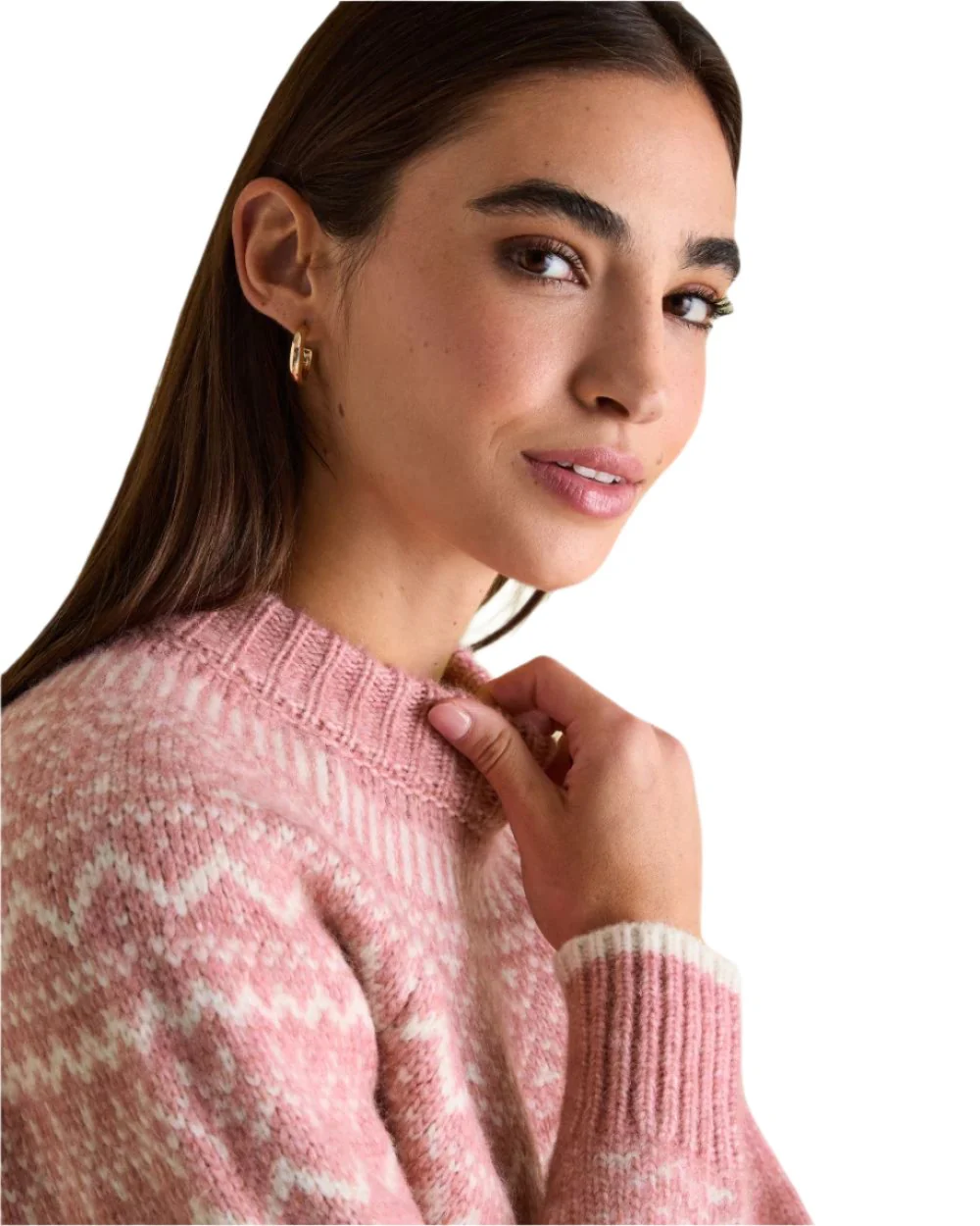 Joules Charlotte Crew Neck Fair Isle Jumper - Image 9