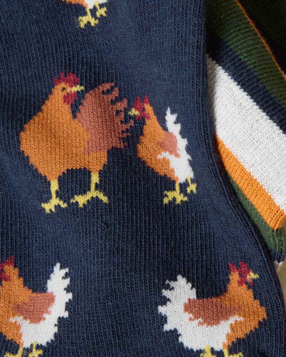 Joules Childrens Neat Feet Socks 3 Pack - Image 3