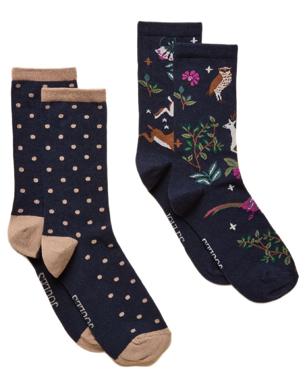 Joules Everyday 2 Pack Socks - Image 43