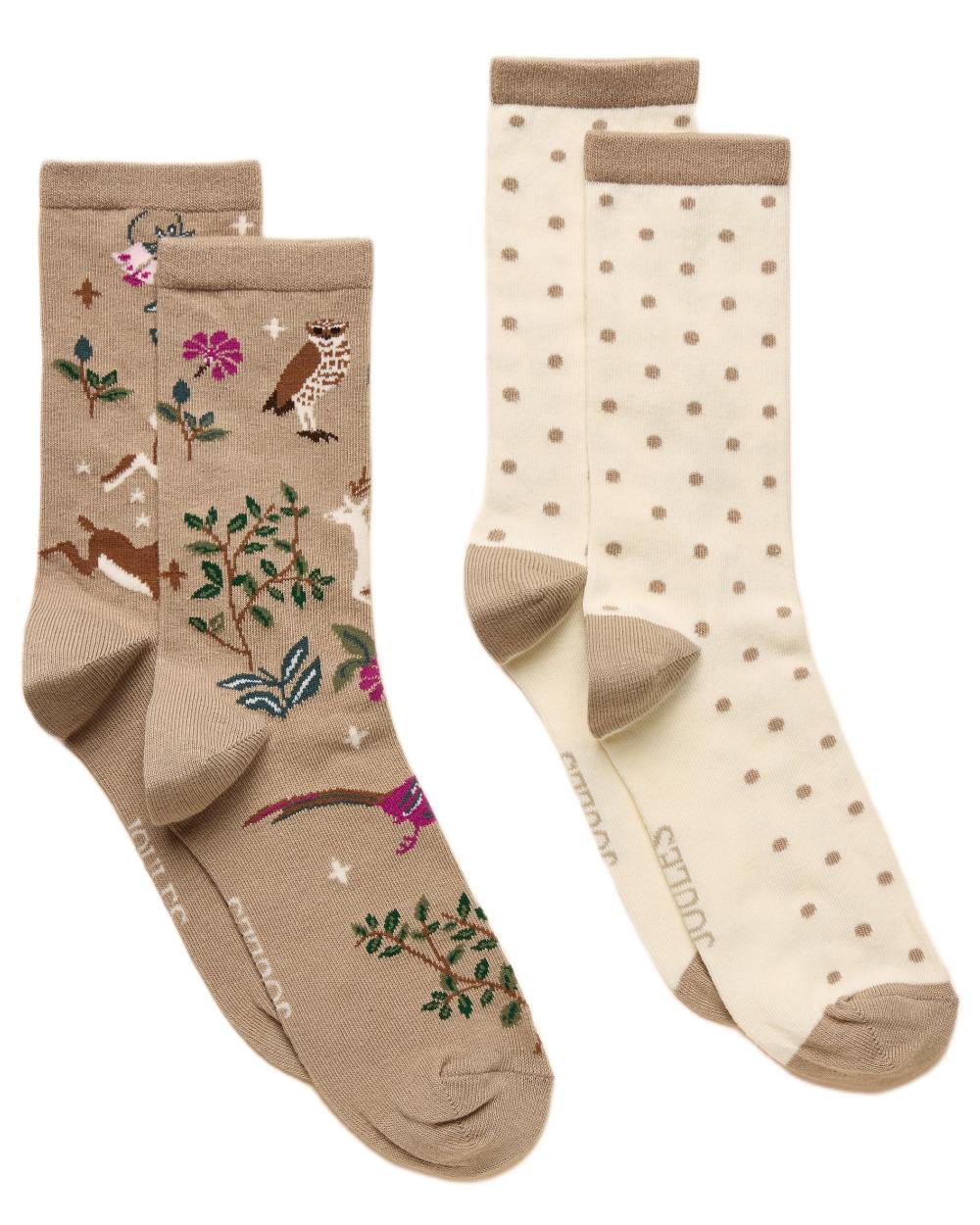Joules Everyday 2 Pack Socks - Image 46