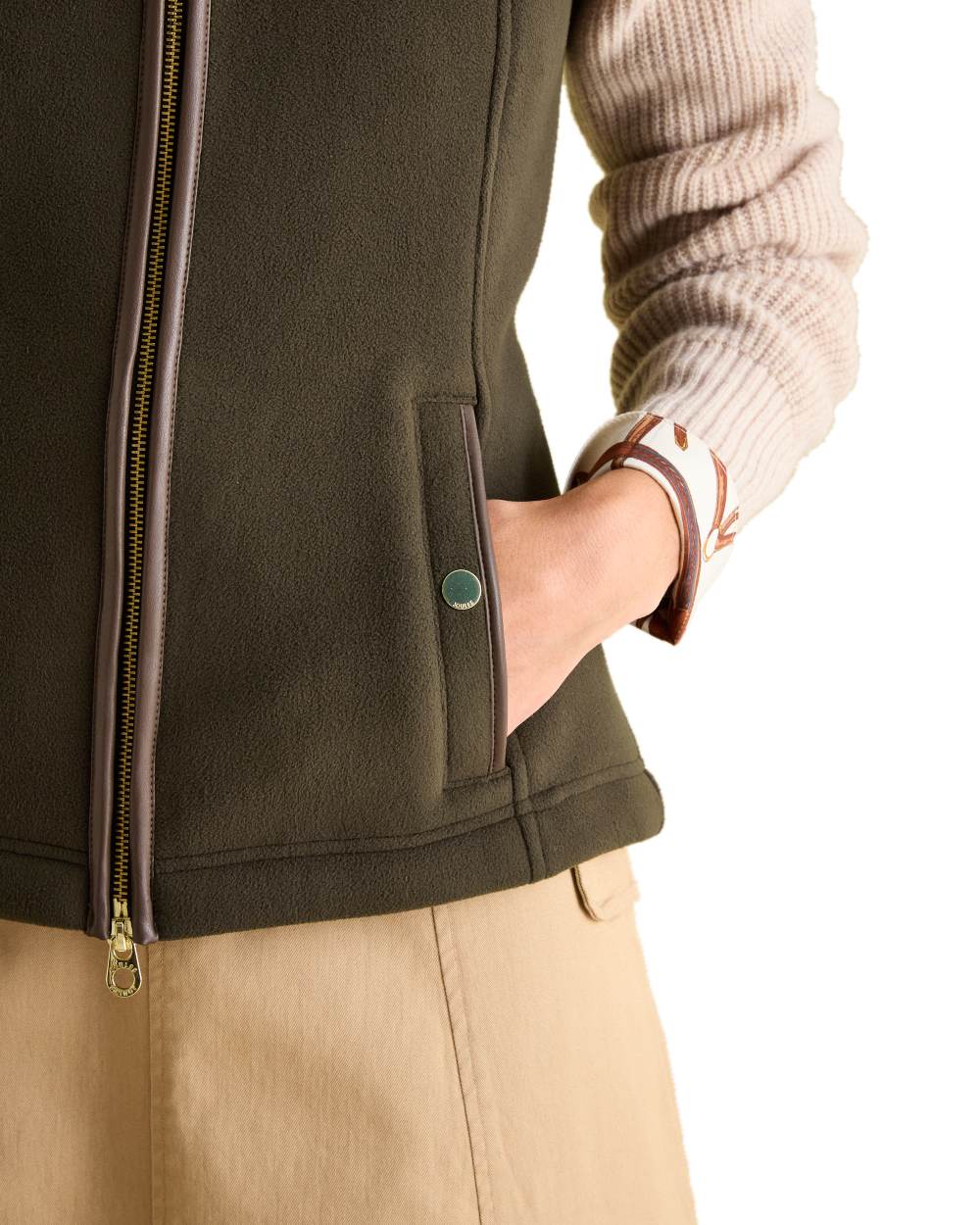 Joules Fairbourne Fleece Gilet - Image 14