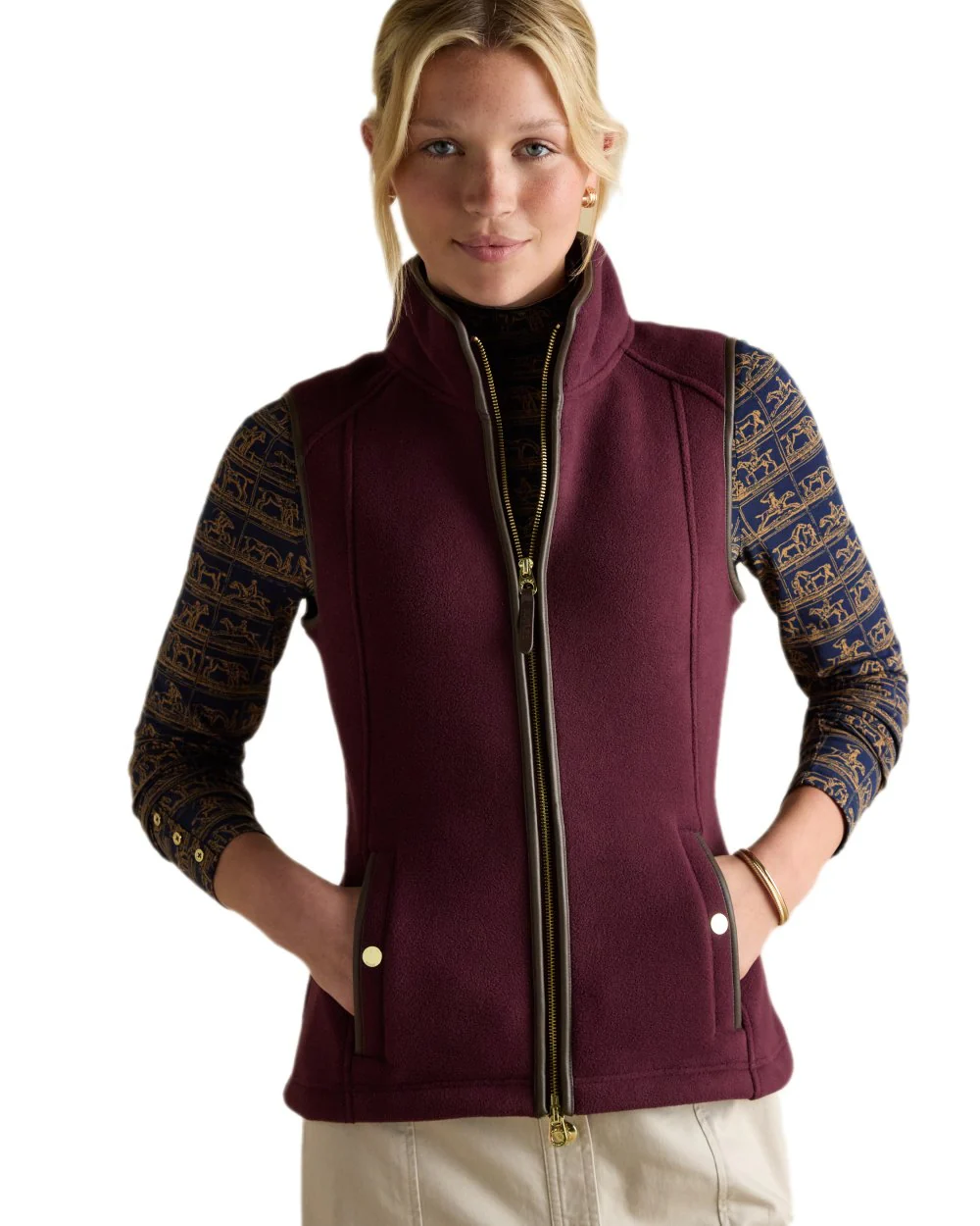 Joules Fairbourne Fleece Gilet - Image 23