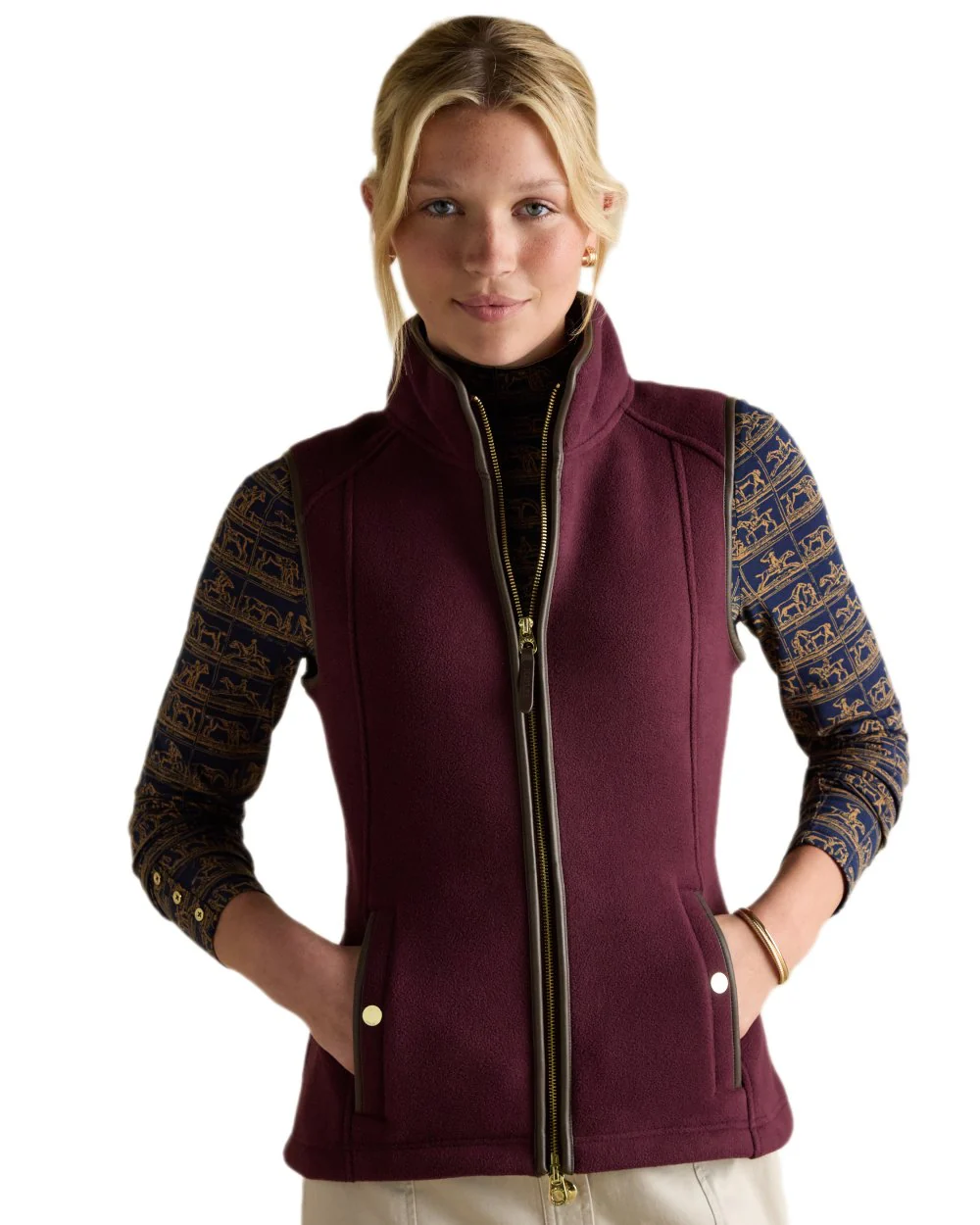 Joules Fairbourne Fleece Gilet - Image 25