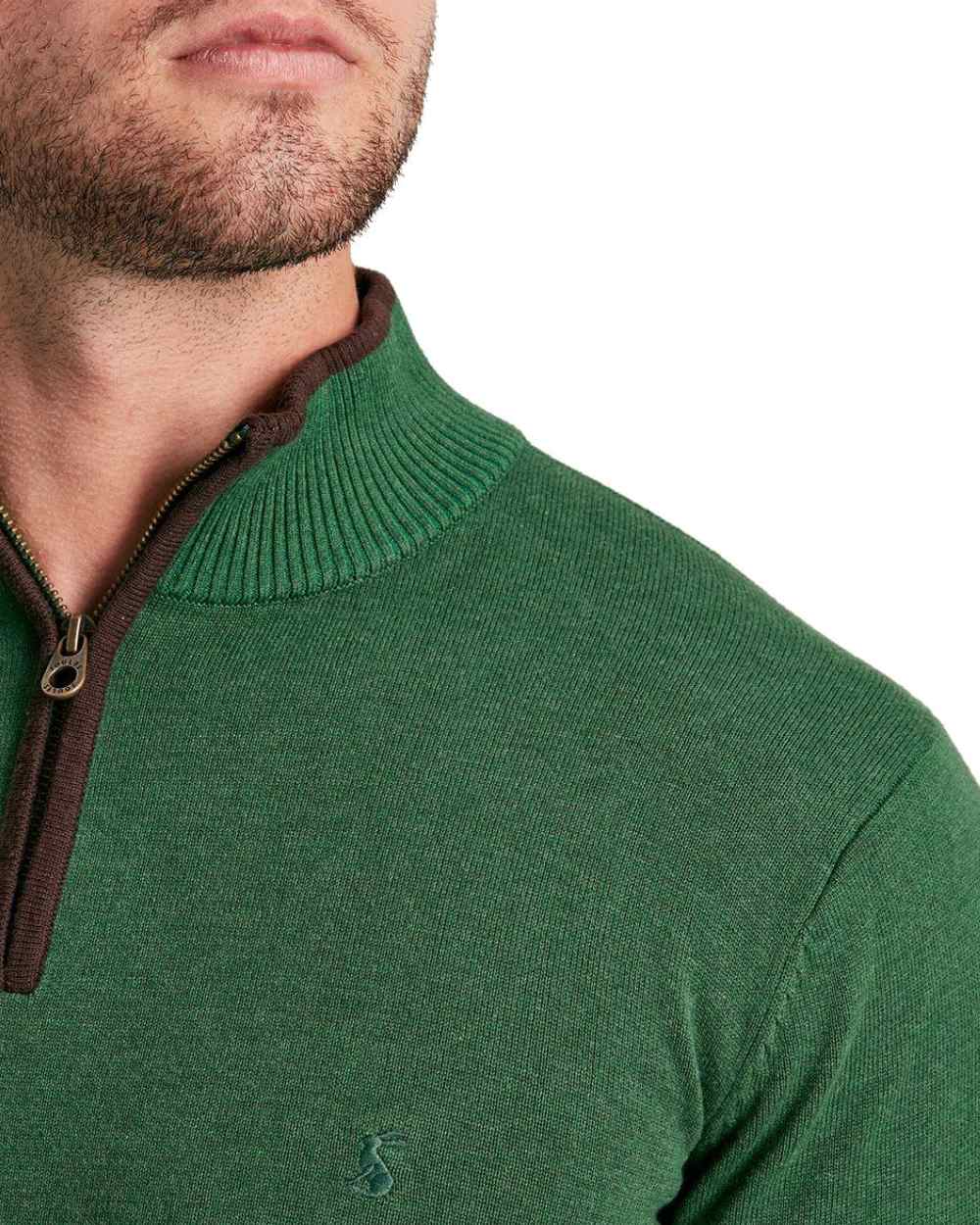 Joules Hillside Quarter Zip Knit Jumper - Image 10