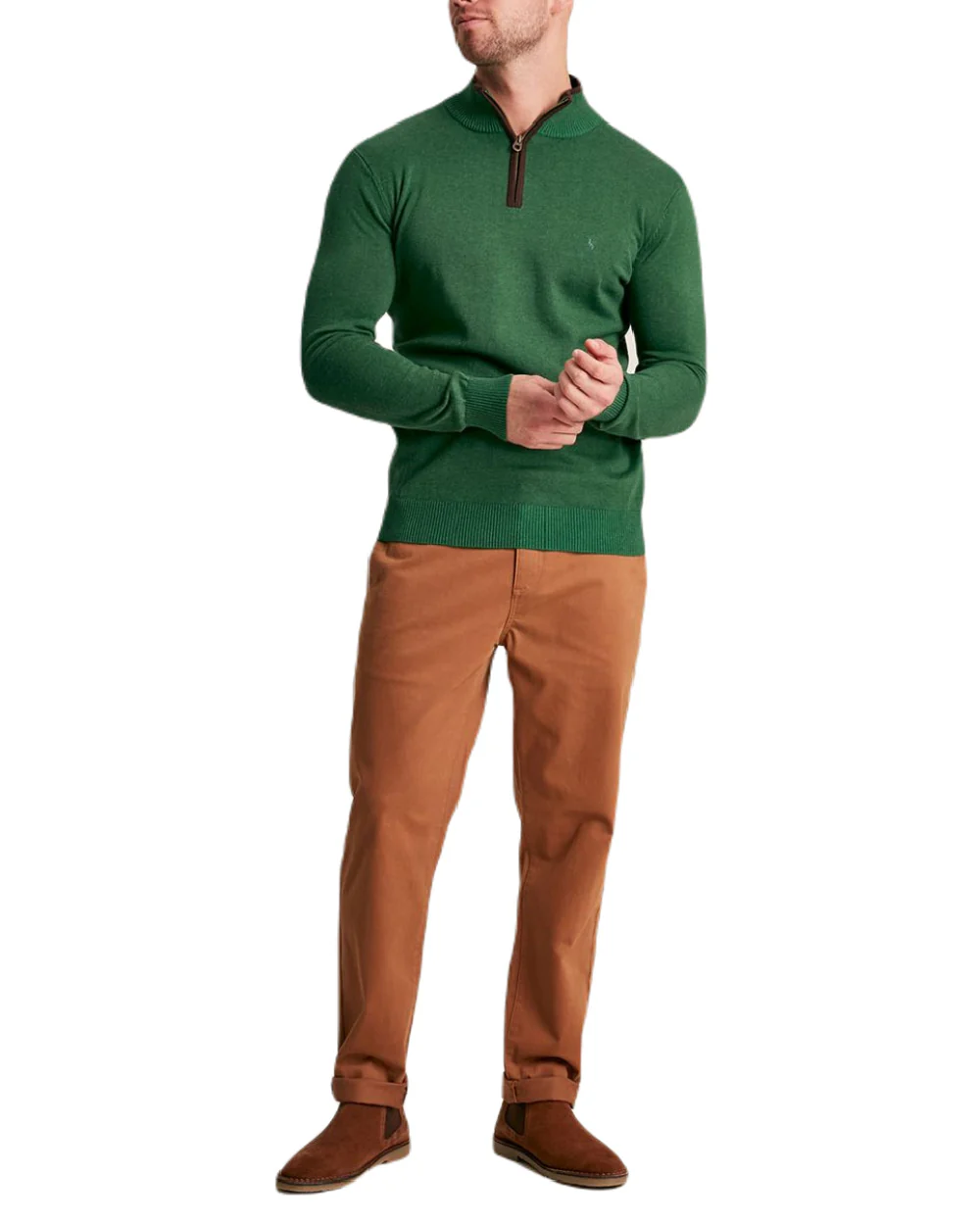 Joules Hillside Quarter Zip Knit Jumper - Image 7