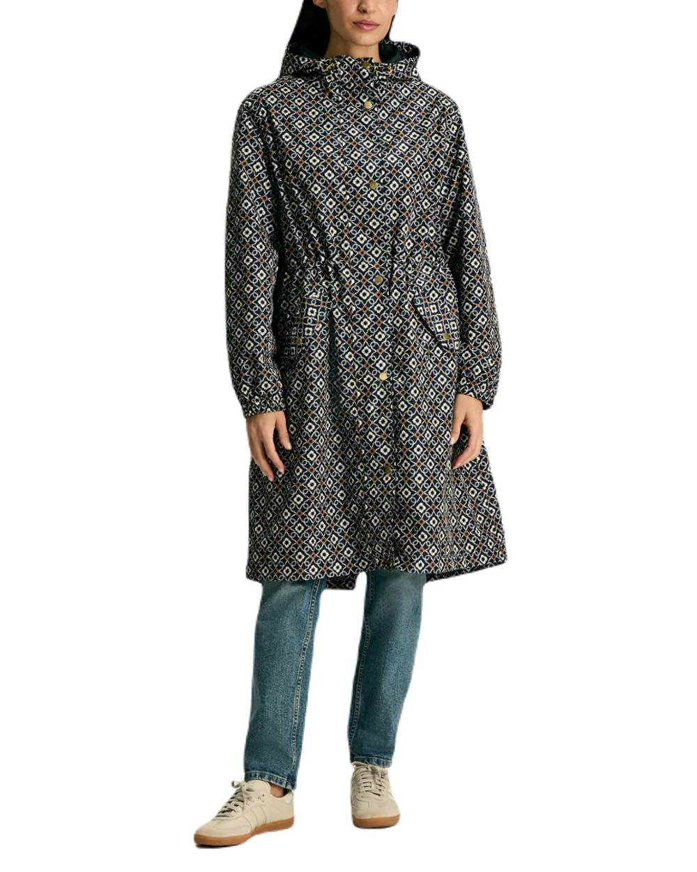 Joules Holkham Waterproof Packable Raincoat With Hood - Image 17