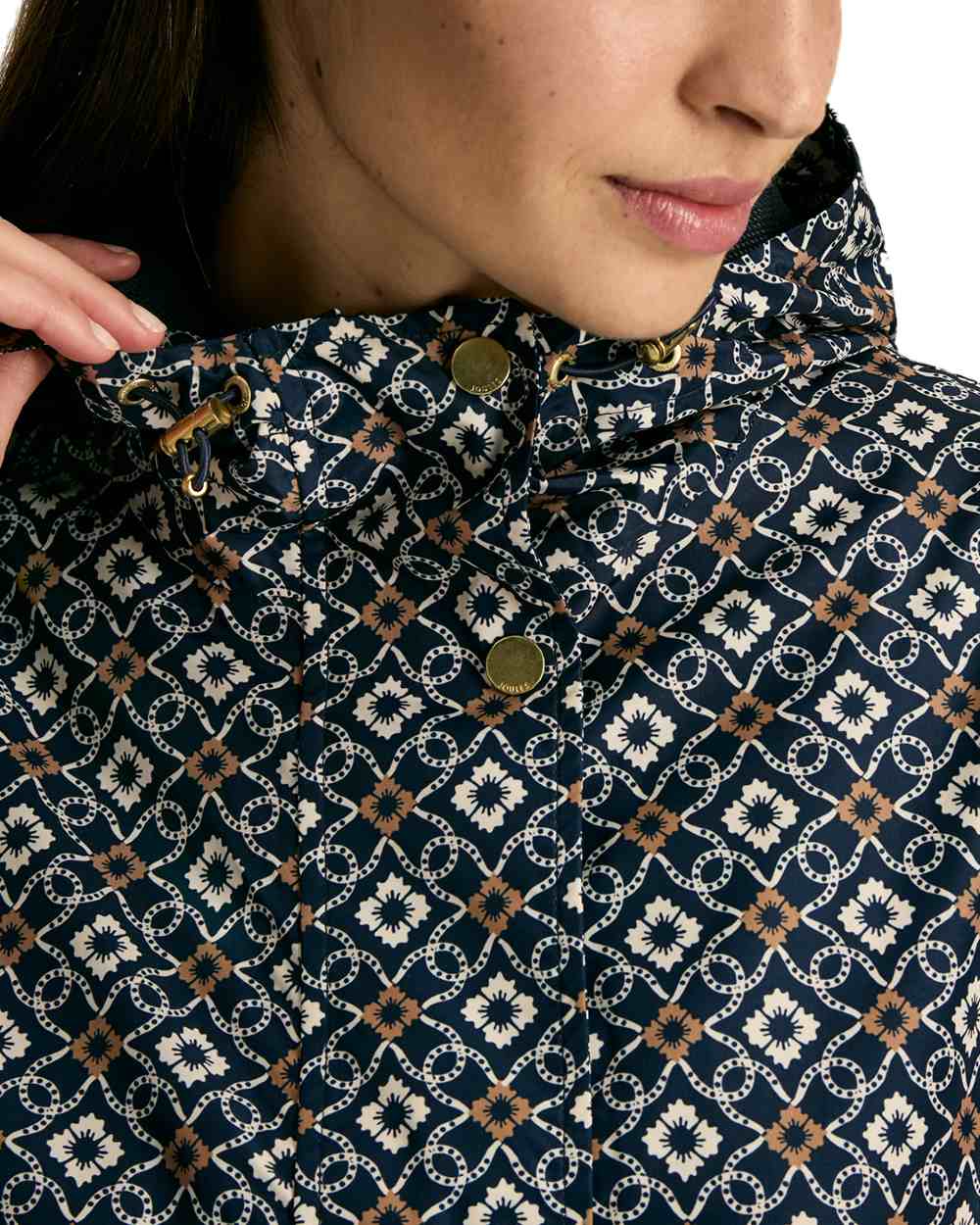 Joules Holkham Waterproof Packable Raincoat With Hood - Image 19