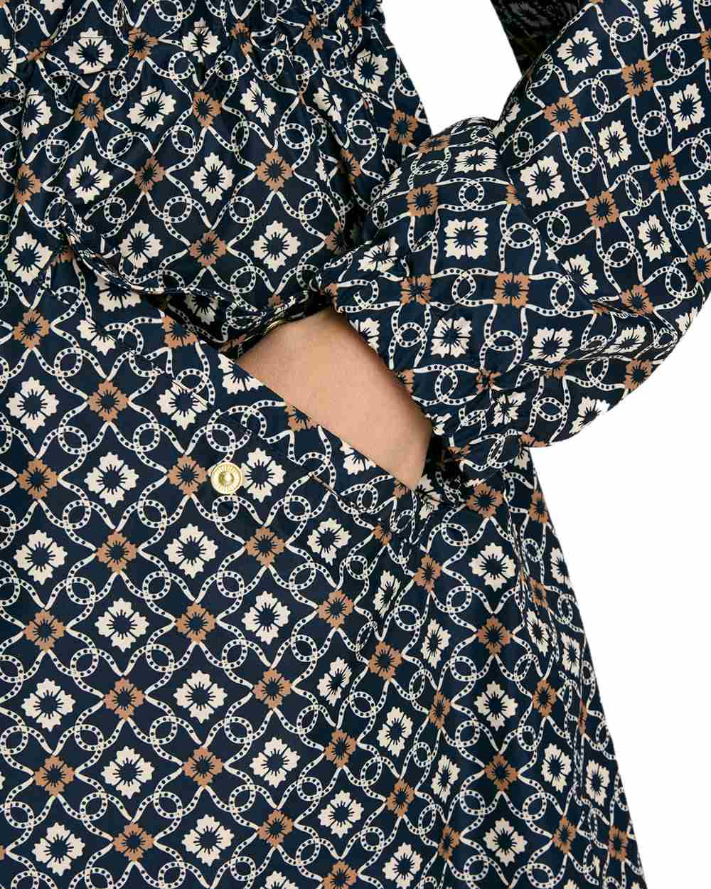 Joules Holkham Waterproof Packable Raincoat With Hood - Image 20