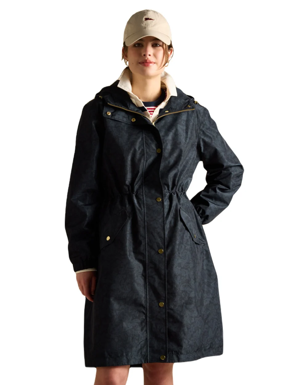 Joules Holkham Waterproof Packable Raincoat With Hood - Image 24