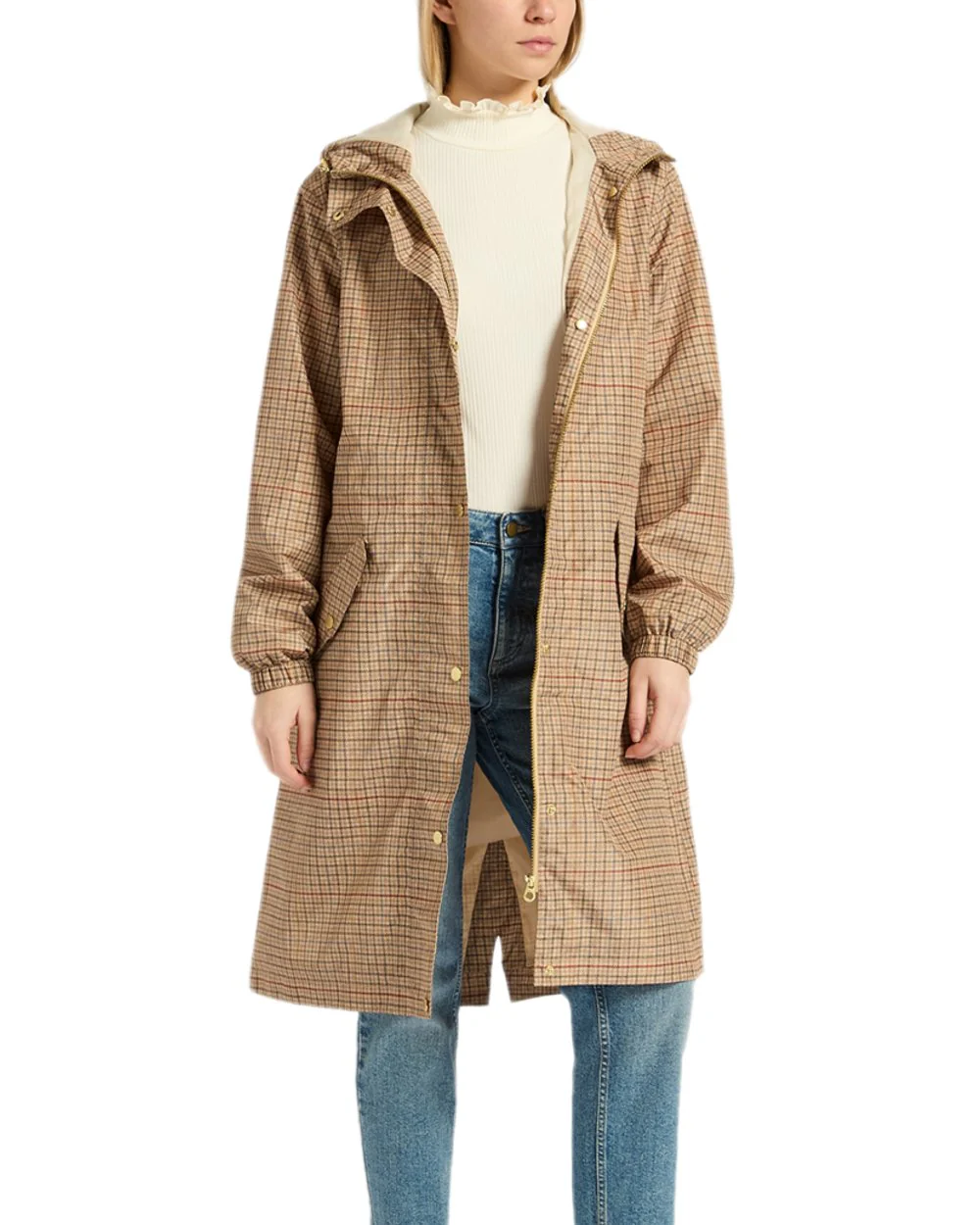 Joules Holkham Waterproof Packable Raincoat With Hood - Image 36