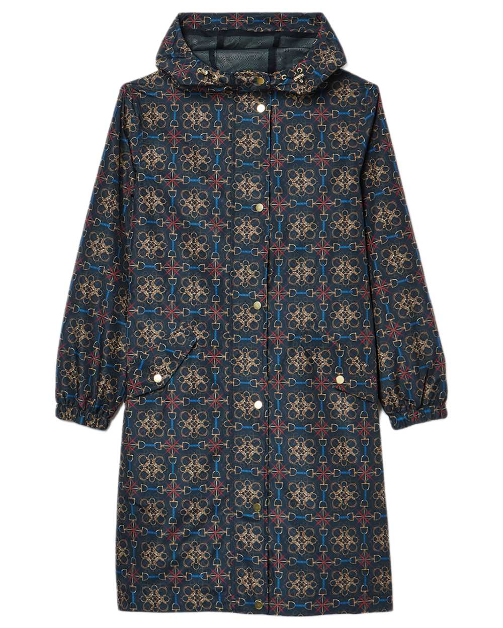 Joules Holkham Waterproof Packable Raincoat With Hood - Image 50