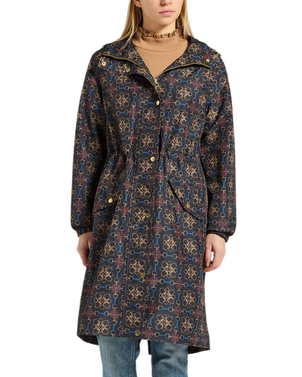 Joules Holkham Waterproof Packable Raincoat With Hood - Image 54