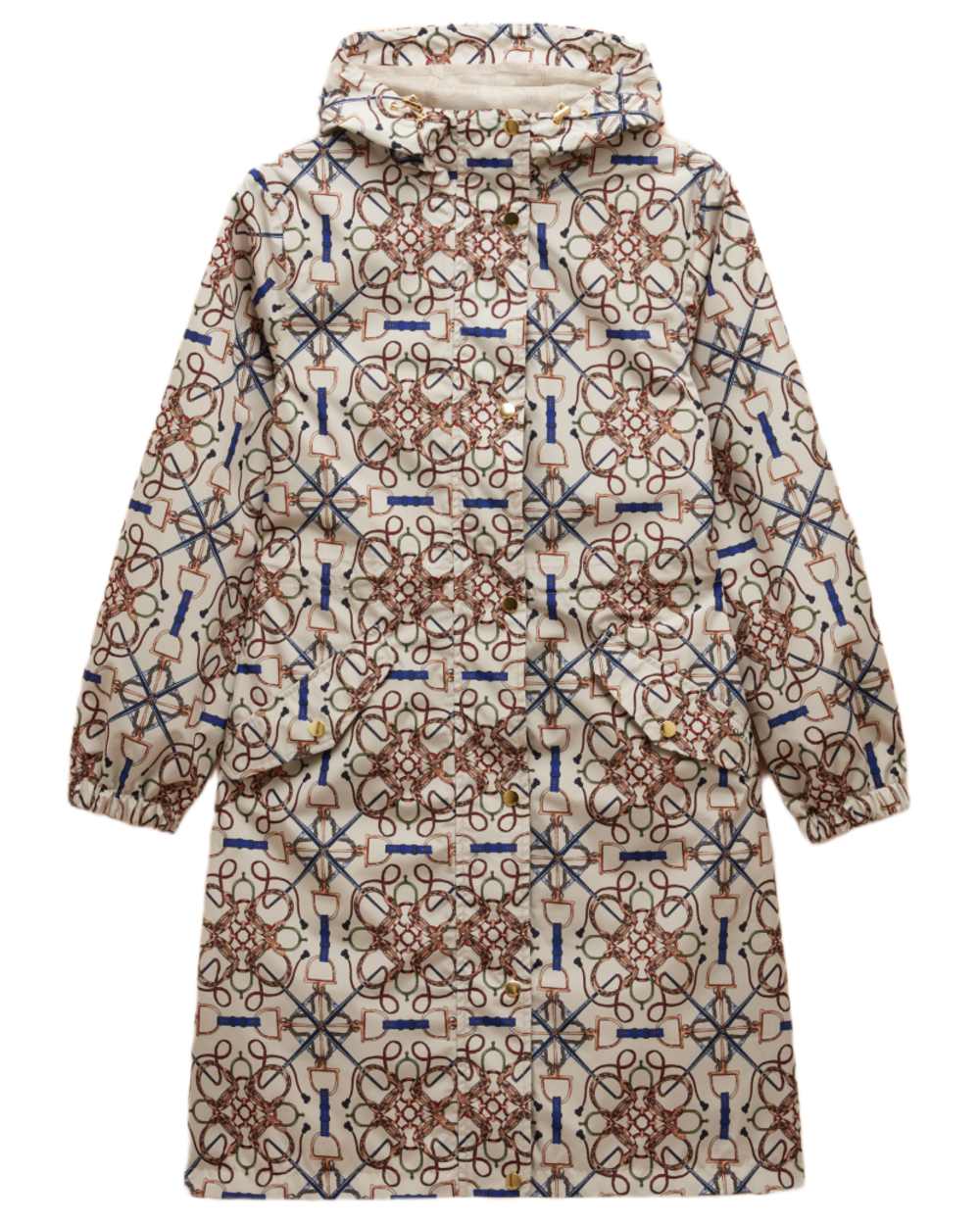 Joules Holkham Waterproof Packable Raincoat With Hood - Image 59