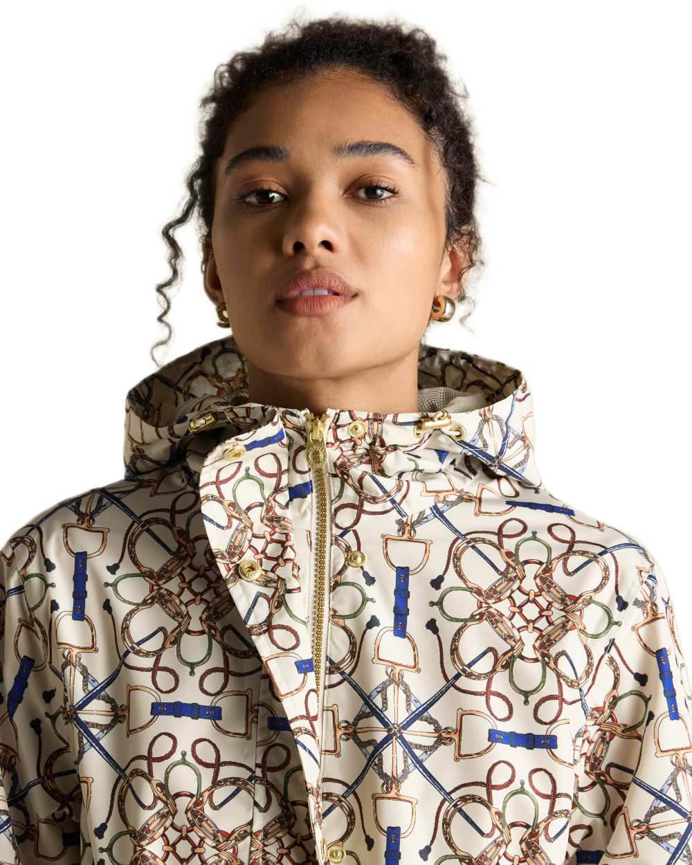 Joules Holkham Waterproof Packable Raincoat With Hood - Image 60