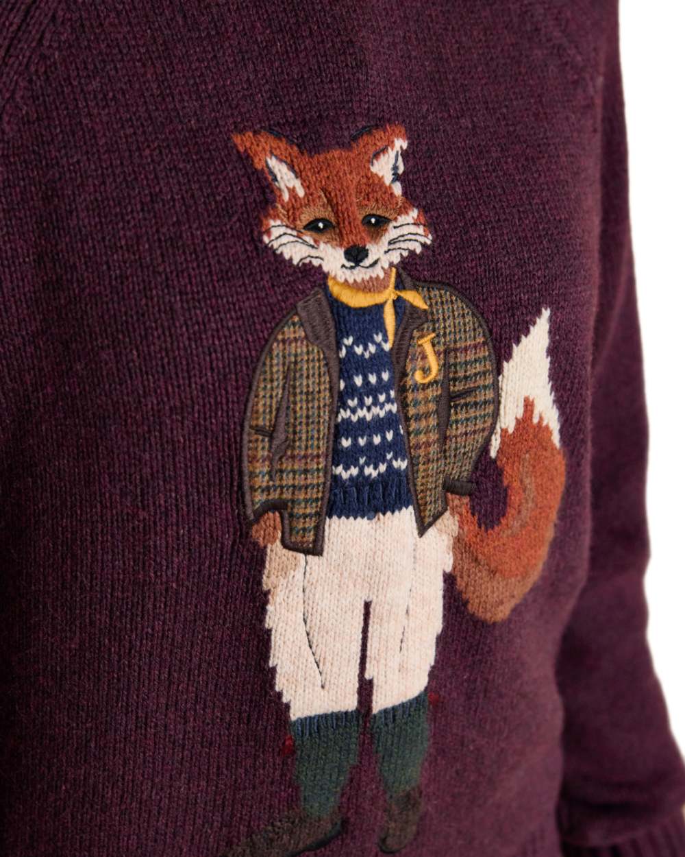 Joules Jonty Intarsia Knit Jumper - Image 11