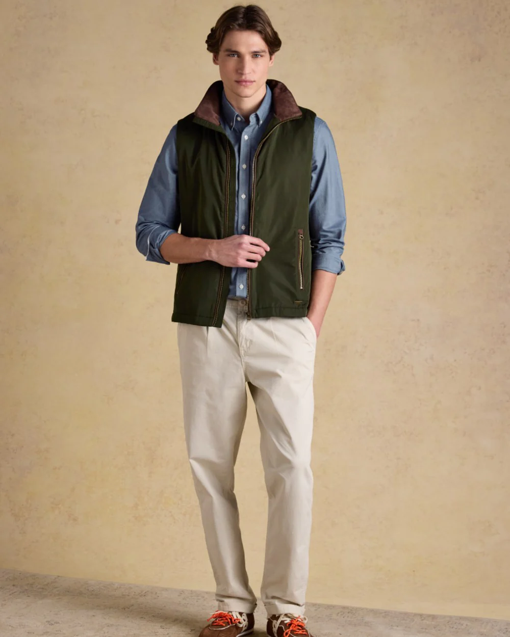 Joules Mens Farnham Fleece Lined Gilet - Image 11