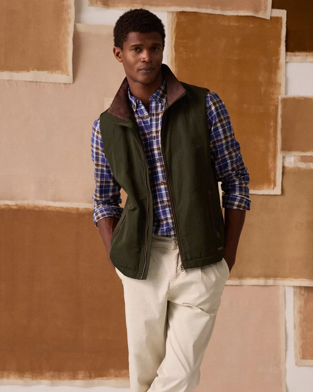 Joules Mens Farnham Fleece Lined Gilet - Image 13