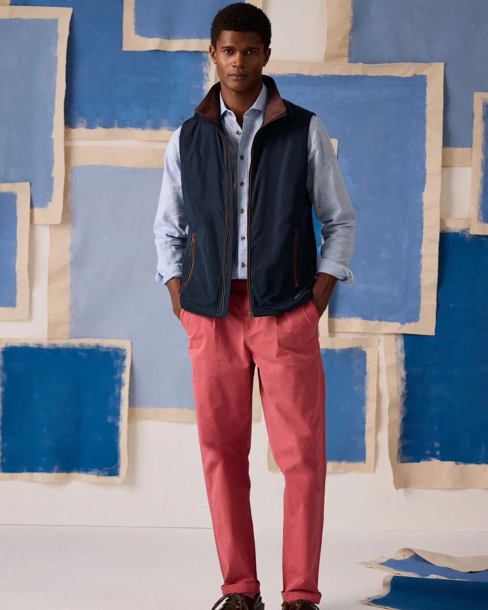 Joules Mens Farnham Fleece Lined Gilet - Image 4