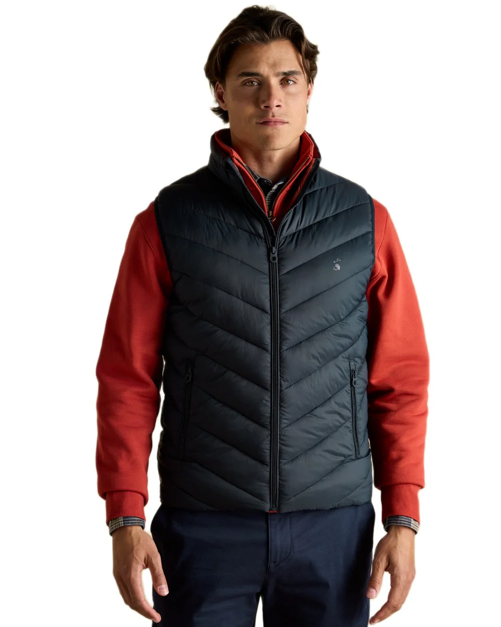 Joules Mens Garrett Showerproof Padded Gilet - Image 2
