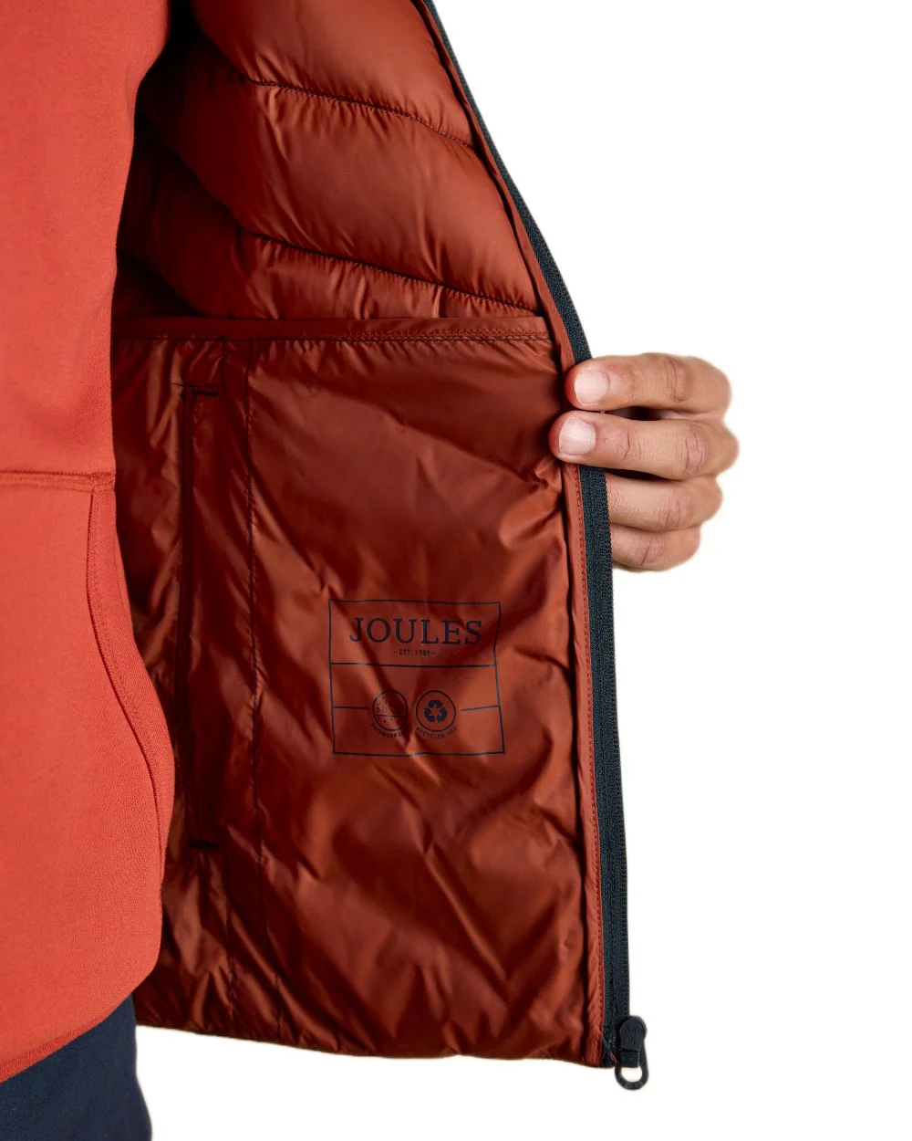 Joules Mens Garrett Showerproof Padded Gilet - Image 6