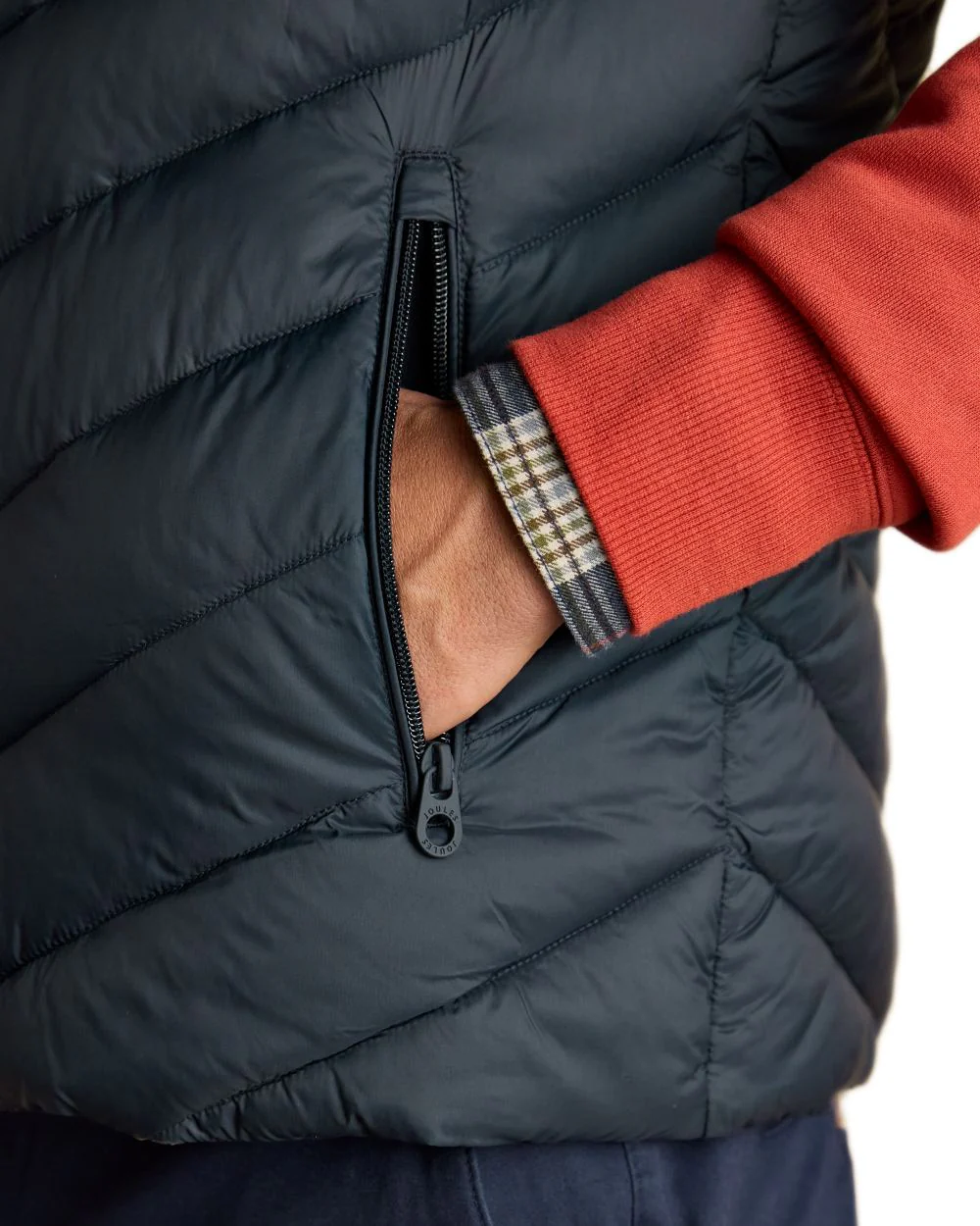 Joules Mens Garrett Showerproof Padded Gilet - Image 9