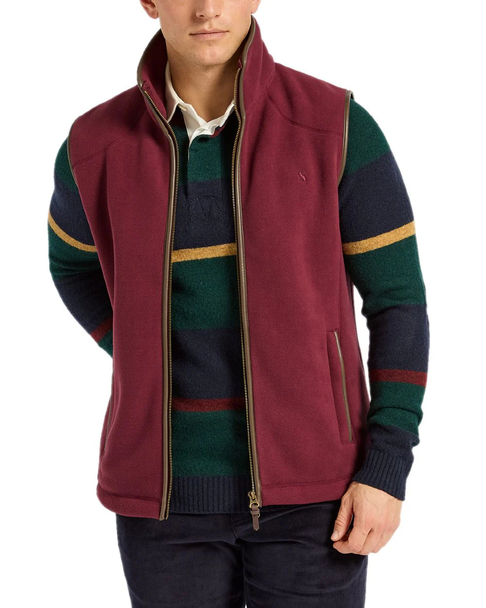 Joules Mens Heritage Fleece Gilet - Image 4