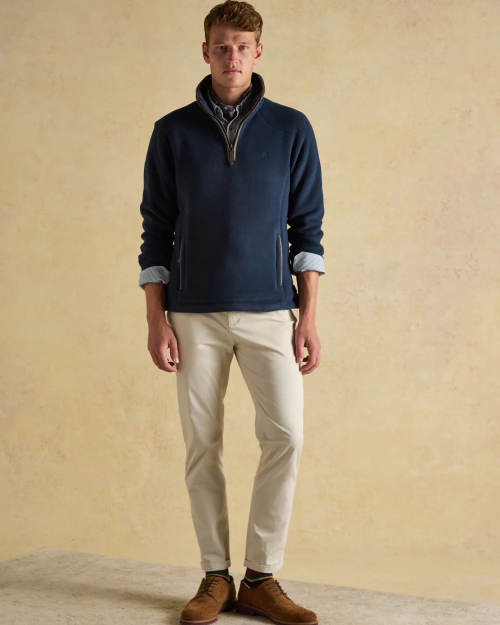 Joules Mens Heritage Quarter Zip Fleece - Image 18