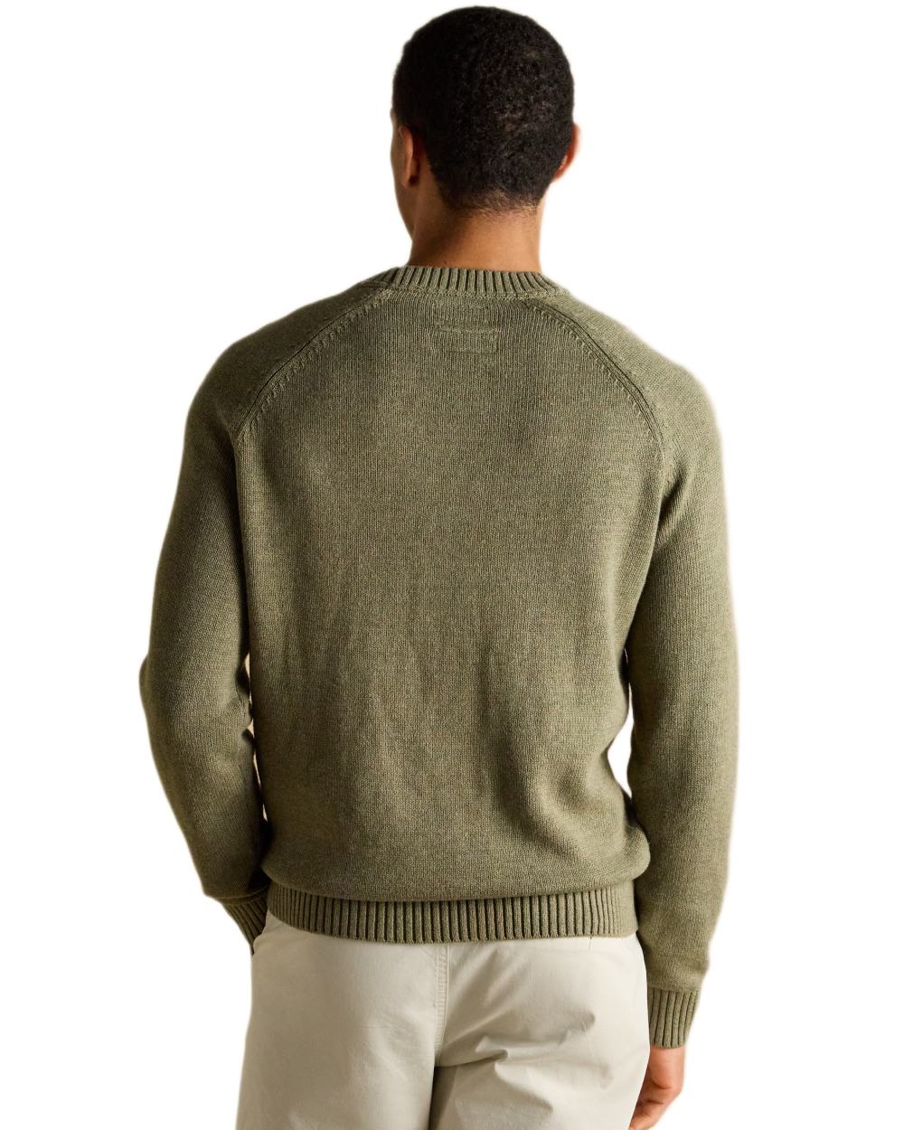 Joules Mens Jonty Intarsia Crew Knit Jumper - Image 15