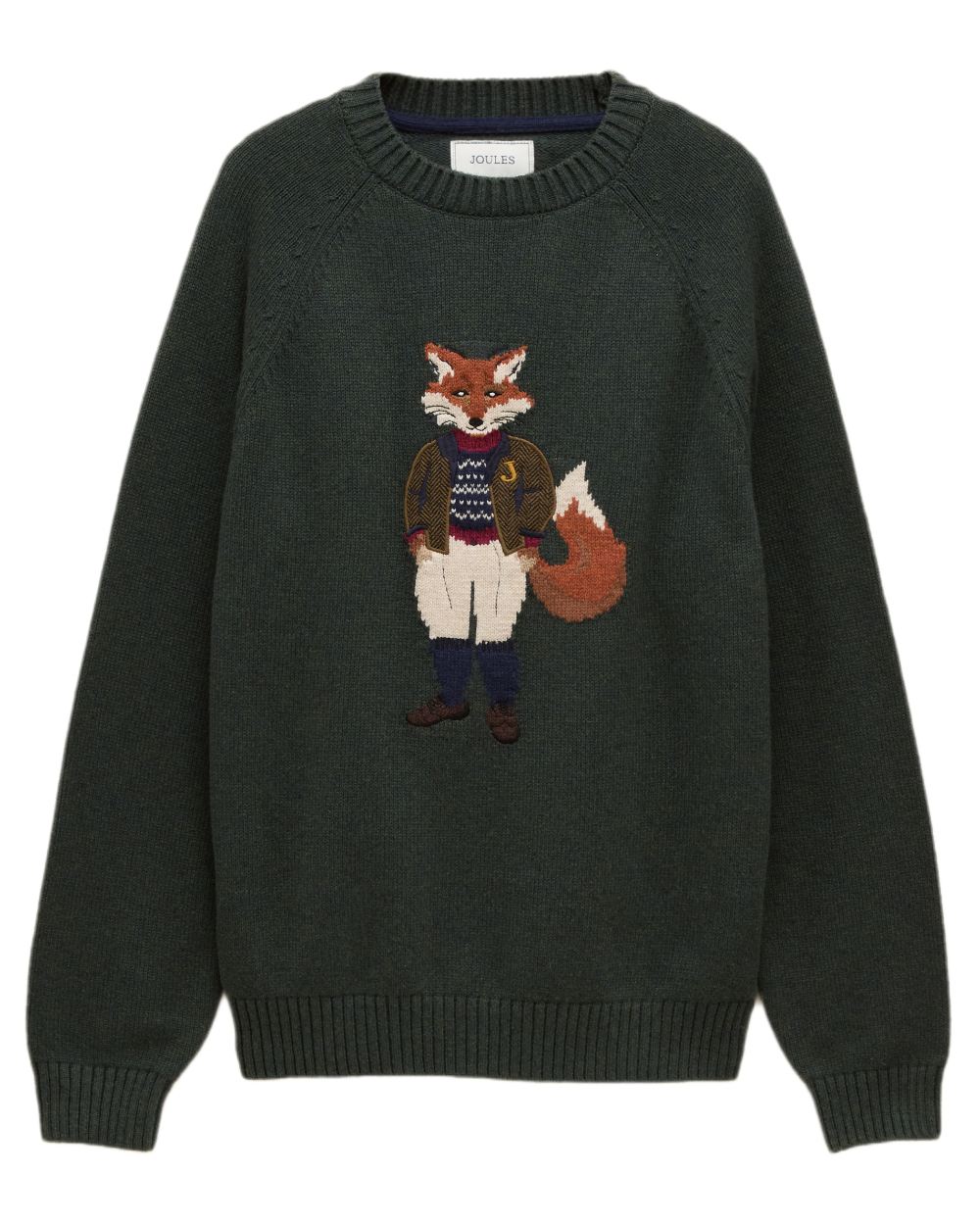 Joules Mens Jonty Intarsia Crew Knit Jumper - Image 3