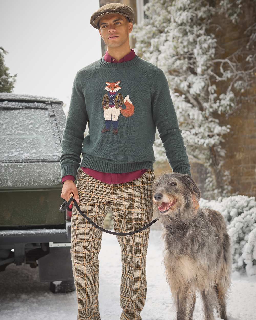Joules Mens Jonty Intarsia Crew Knit Jumper - Image 5