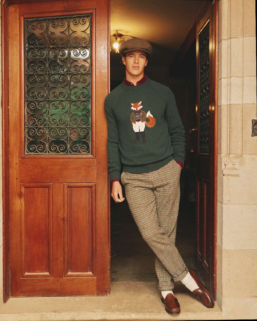 Joules Mens Jonty Intarsia Crew Knit Jumper - Image 7
