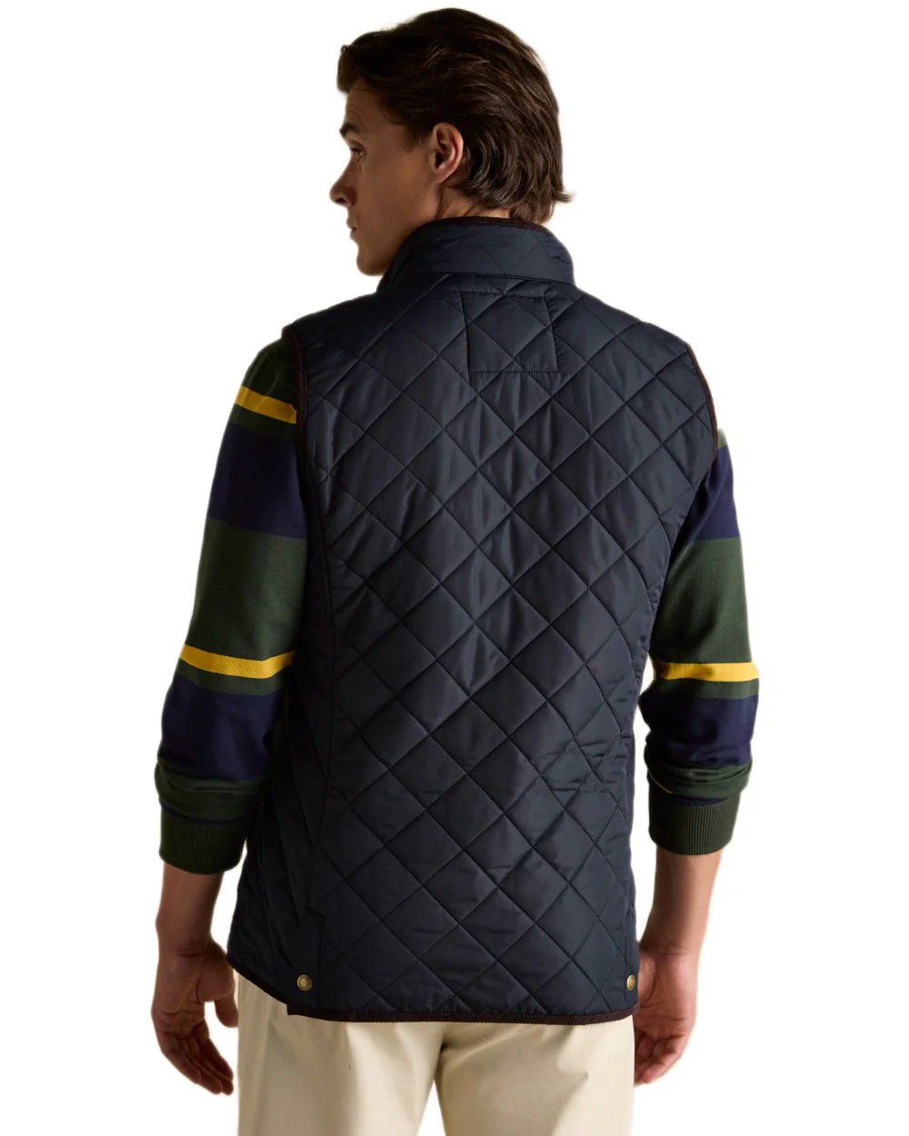 Joules Mens Maynard Diamond Quilted Gilet - Image 13