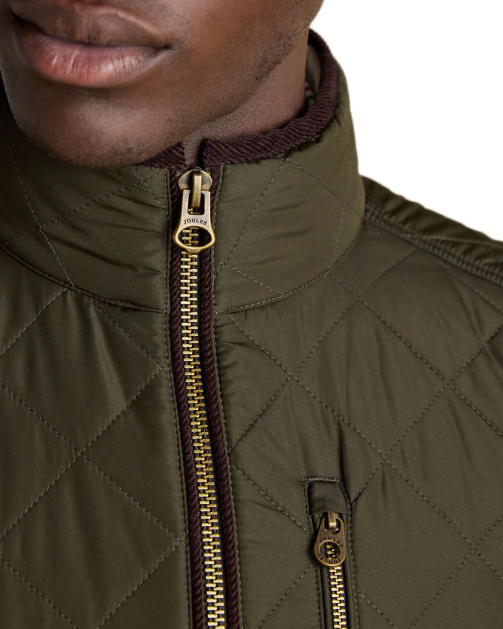 Joules Mens Maynard Diamond Quilted Gilet - Image 4