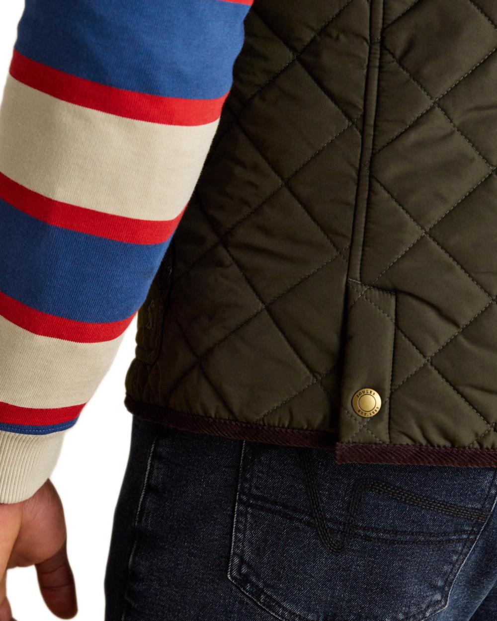 Joules Mens Maynard Diamond Quilted Gilet - Image 8