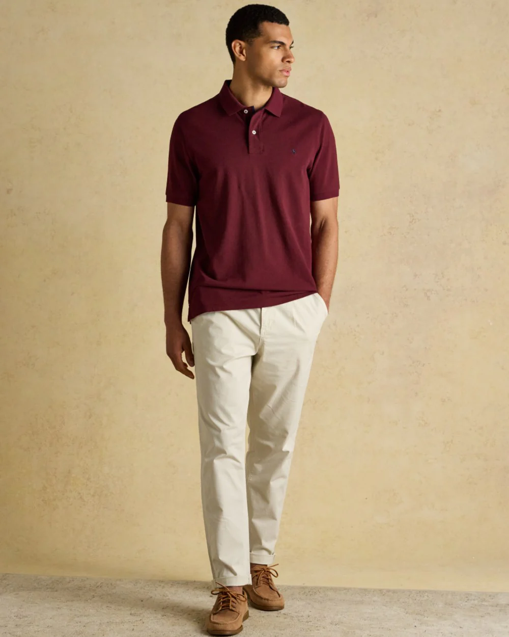 Joules Mens Woody Cotton Pique Polo Shirt - Image 3