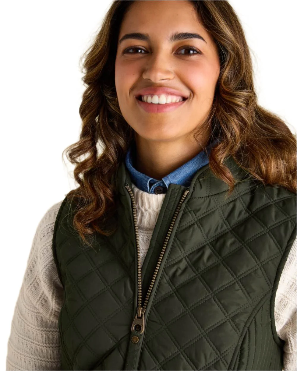 Joules Minx Showerproof Diamond Quilted Gilet - Image 13