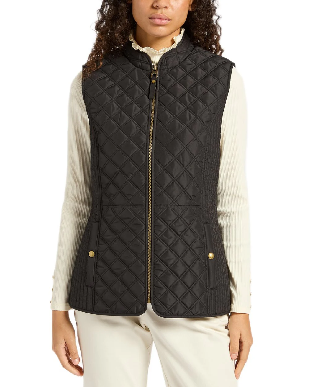 Joules Minx Showerproof Diamond Quilted Gilet - Image 16