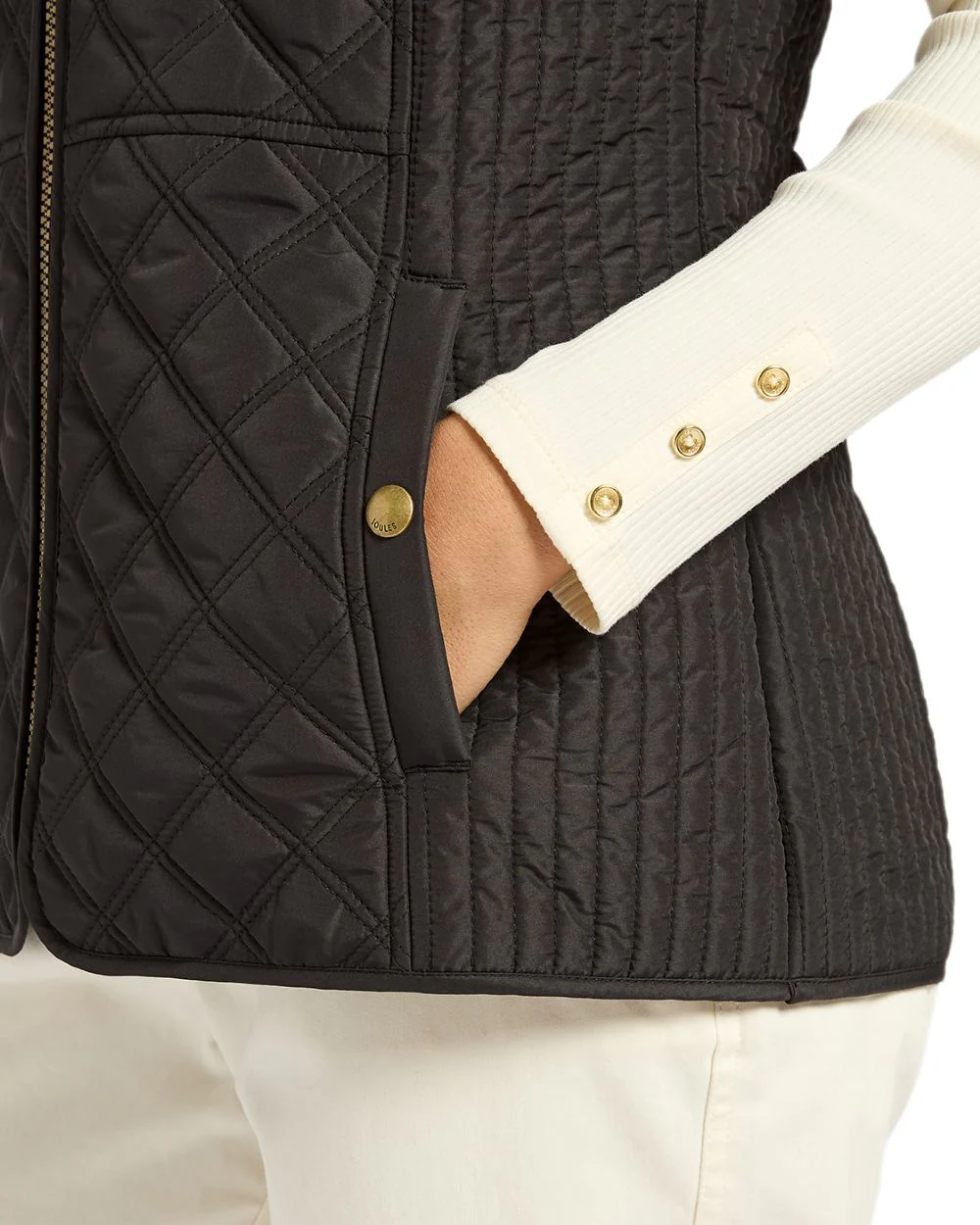 Joules Minx Showerproof Diamond Quilted Gilet - Image 18