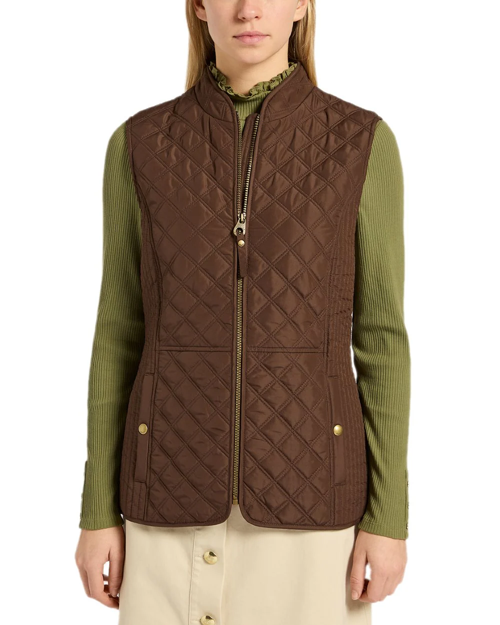 Joules Minx Showerproof Diamond Quilted Gilet - Image 24