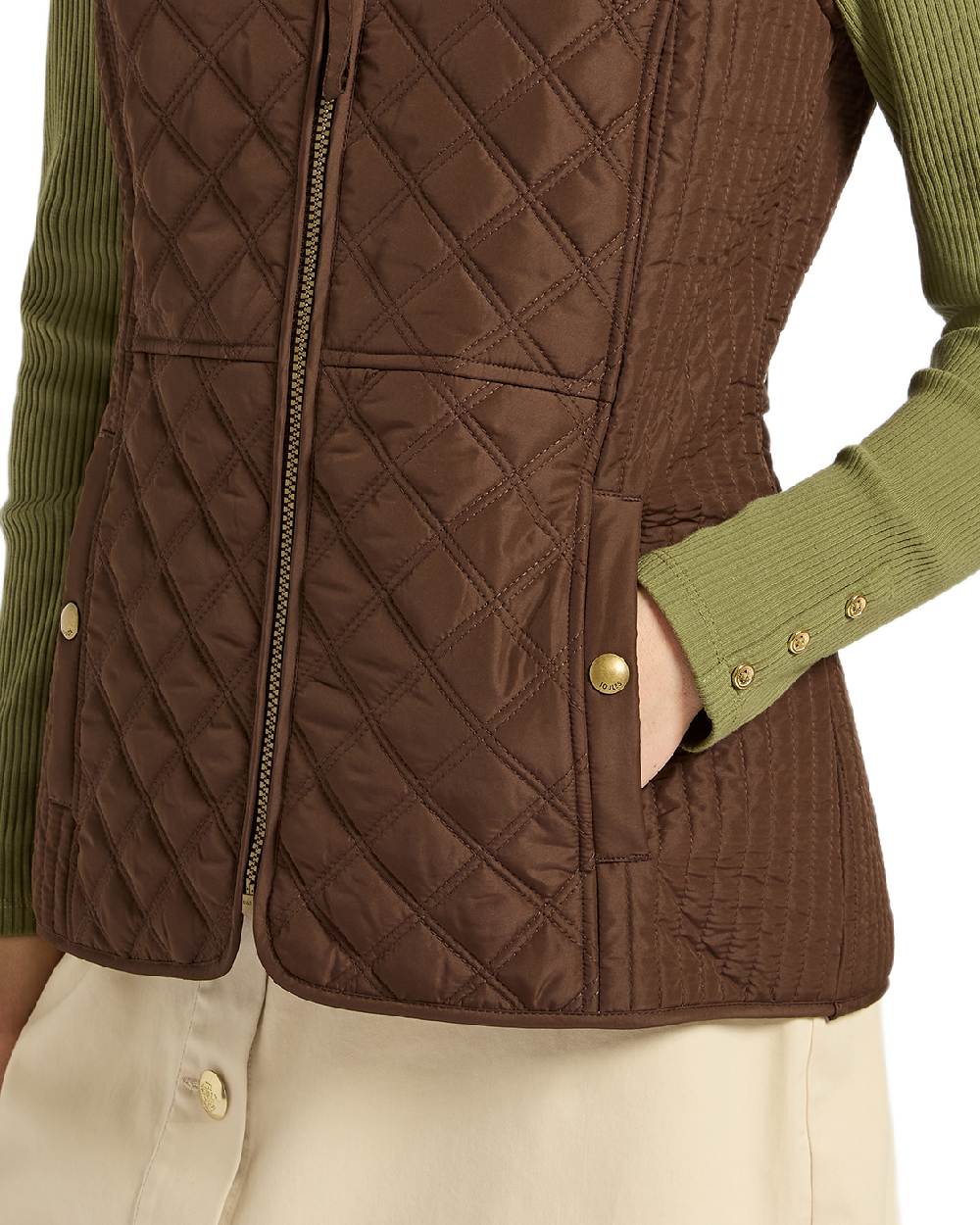 Joules Minx Showerproof Diamond Quilted Gilet - Image 26