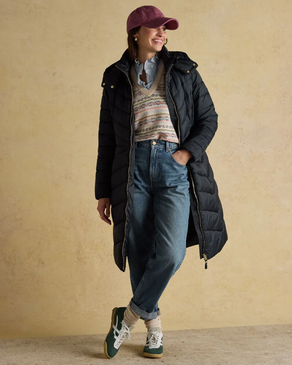 Joules Pembury Showerproof Longline Padded Coat - Image 10