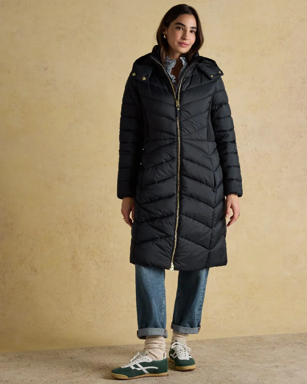 Joules Pembury Showerproof Longline Padded Coat - Image 11