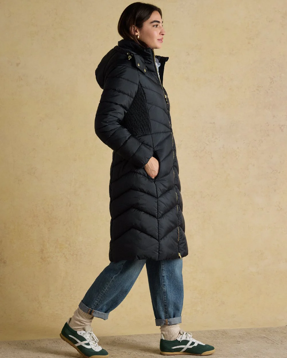 Joules Pembury Showerproof Longline Padded Coat - Image 12