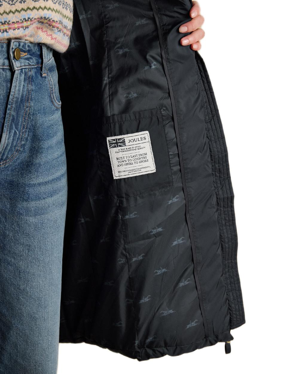 Joules Pembury Showerproof Longline Padded Coat - Image 16