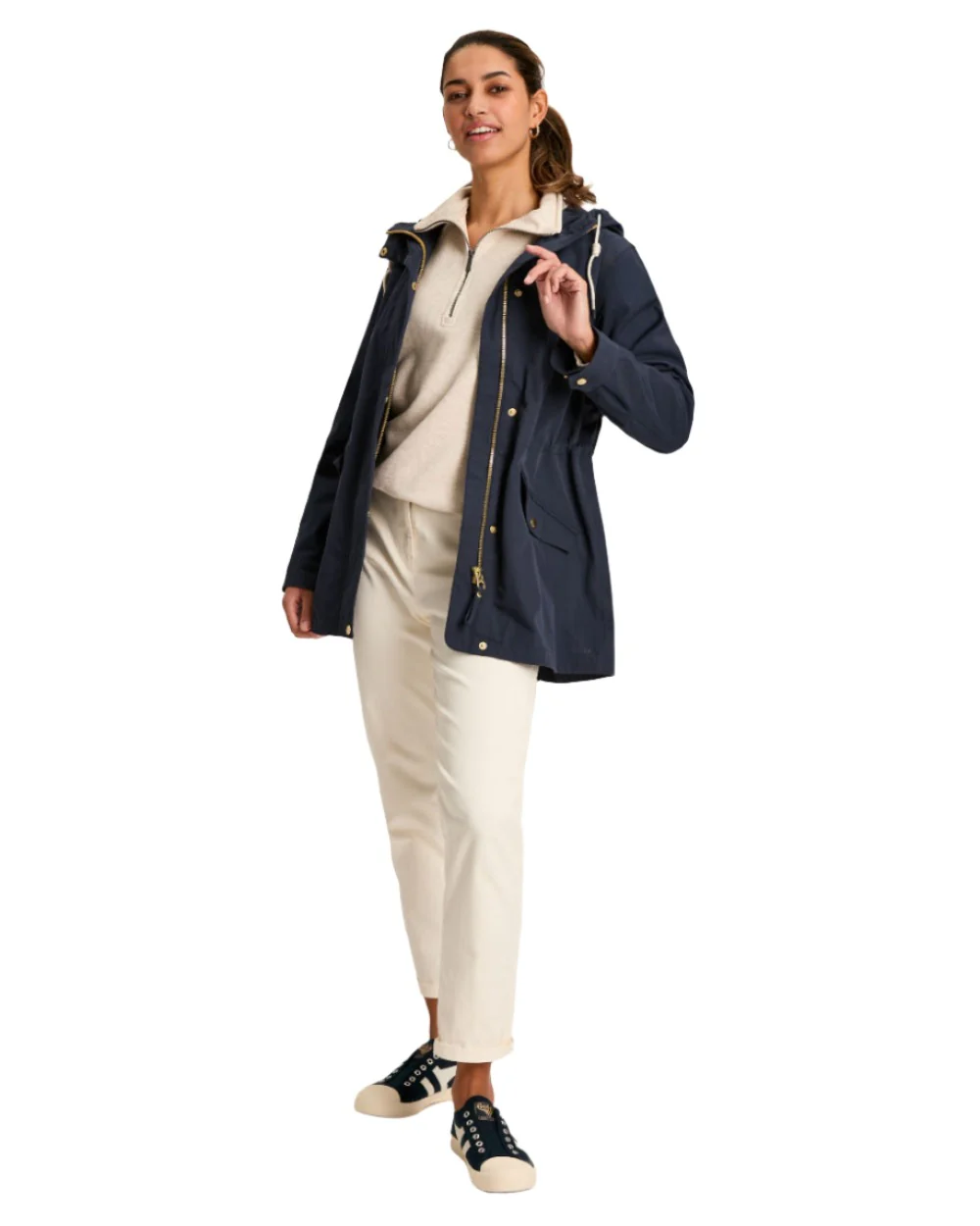 Joules Portwell Waterproof Raincoat With Hood - Image 19