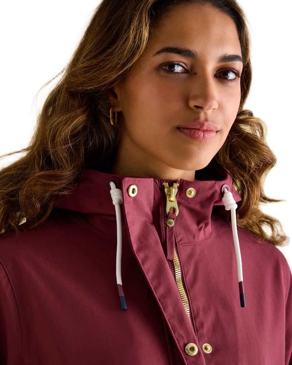 Joules Portwell Waterproof Raincoat With Hood - Image 4
