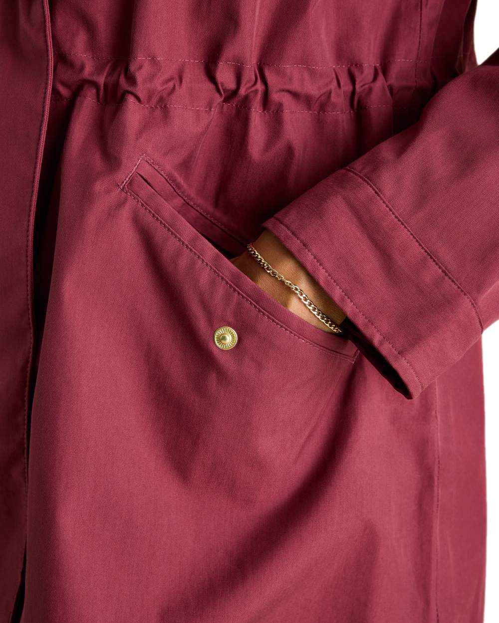 Joules Portwell Waterproof Raincoat With Hood - Image 6