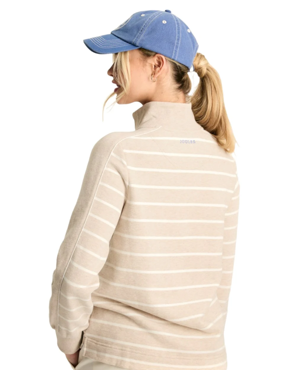 Joules Southwold Button Down Striped Sweatshirt - Image 14